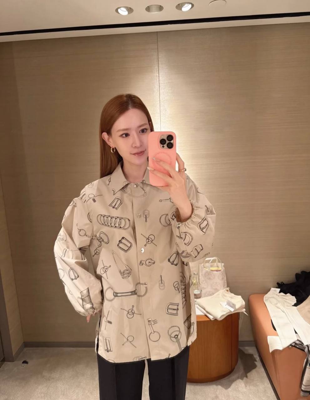 에르메스 코튼 자켓