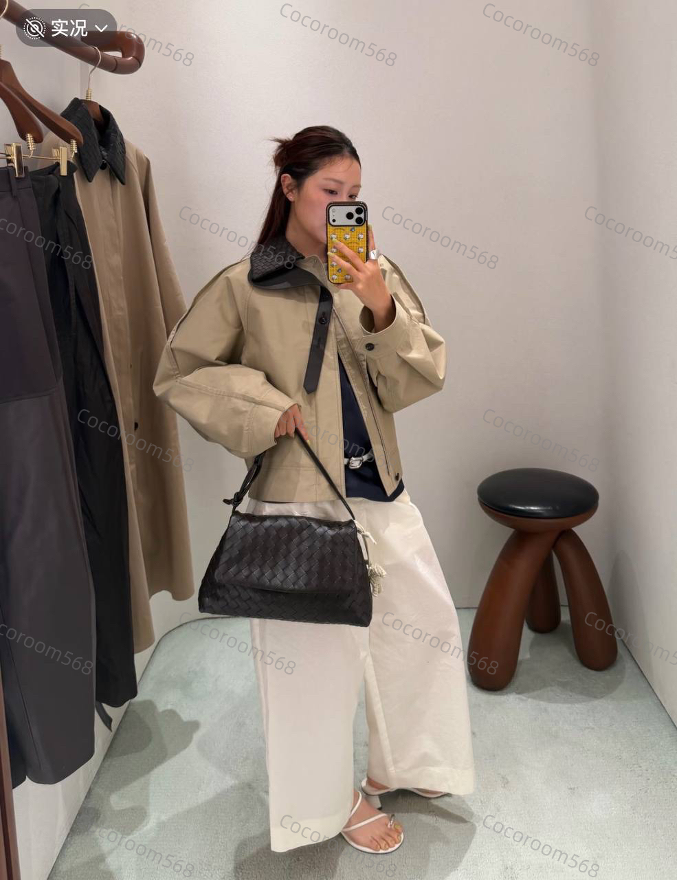 보테가베네타 인트레치아토 자켓