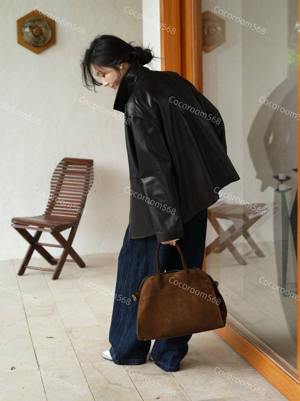 피비파일로 레더 자켓