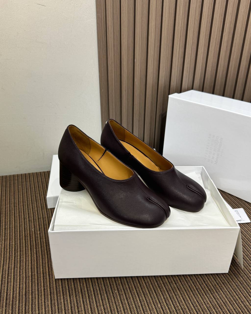메종마르지엘라 타비 미들힐 펌프스 2type