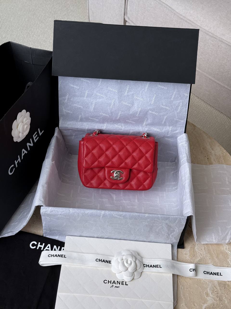 샤넬 쁘띠삭 미니백 17cm