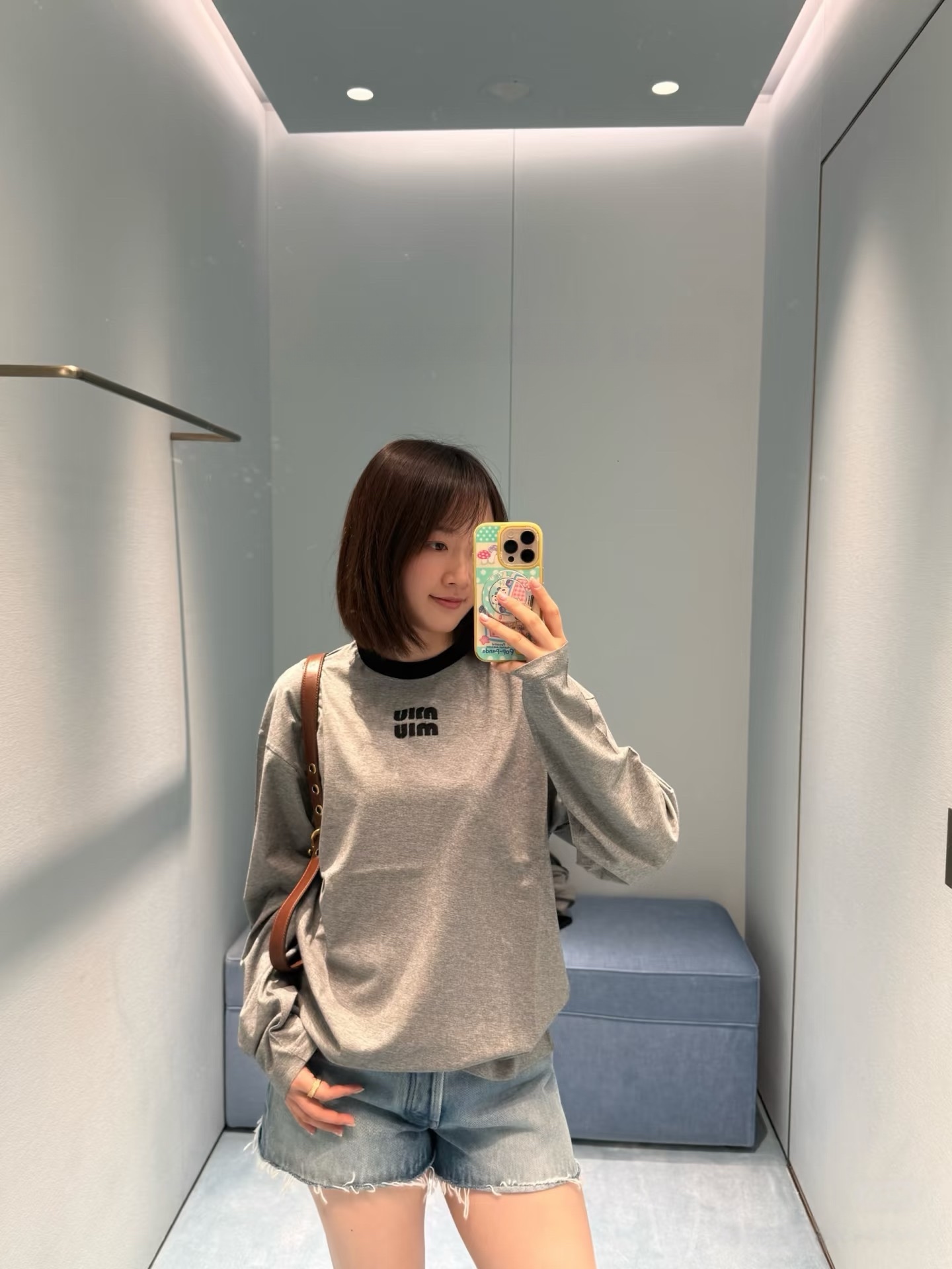 미우미우 코튼 티셔츠