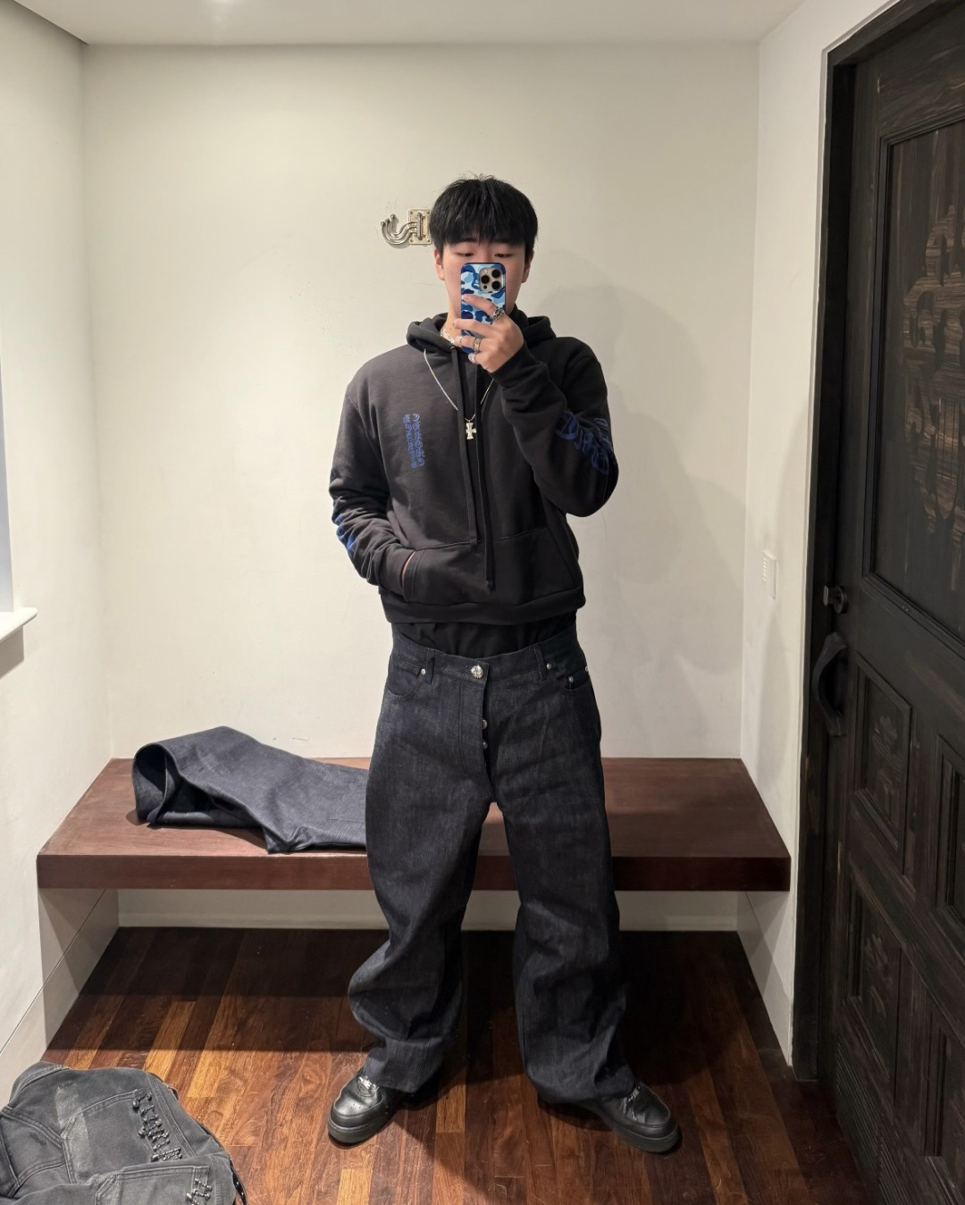 크롬하츠 스웨트 후드 티셔츠